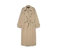 VERO MODA Vmchloe - Gabardina larga para mujer, Silver Mink, L