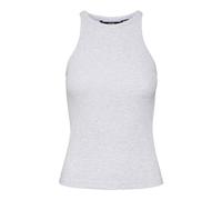VERO MODA Vmchloe Jrs Noos-Camiseta de Tirantes Corta, Gris Claro, XS para Mujer