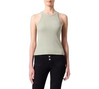 VERO MODA Vmchloe Jrs Noos-Camiseta de Tirantes Corta Top, Césped Marina, S para Mujer