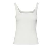 VERO MODA Vmchloe SL Short Square JRS Noos Top, Blanco Nieve., S