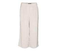 VERO MODA Vmcoco Culotte Pant Wvn Ga Noos Pantalones de Tela, Forro Plateado, M para Mujer
