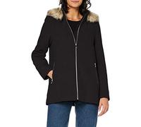 VERO MODA VMCOLLARYORK Collar Wool Jacket GA Noos Chaqueta, Negro, M para Mujer