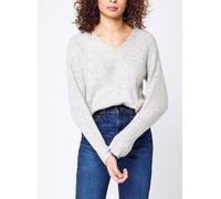 Vero Moda Vmcrewlefile Ls V-Neck Blouse Noos M Gris