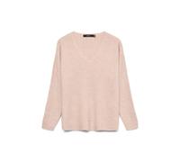 Vero Moda Vmcrewlefile Ls V-neck Blouse Noos Suéter, Rosa Sepia. Detalle: Melange., M Mujer