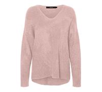 Vero Moda Vmcrewlefile Ls V-neck Blouse Noos Suéter, Rosa Sepia. Detalle: Melange., XL Mujer