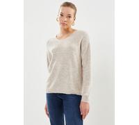 Vero Moda Vmcrewlefile Ls V-Neck Blouse Noos XS Beige
