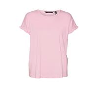 VERO MODA Vmdana SS O-Cuello Top Jrs Camiseta, Bonbon, L para Mujer