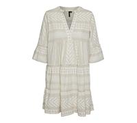 VERO MODA Vmdicthe 3/4 Tunic Wvn Ga Noos Blusas, Revestimiento de Plata, M para Mujer