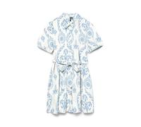 VERO MODA Vmdicthe WVN Ga - Vestido Corto de Volumen 2/4, Blanco Nieve., M