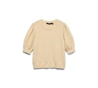 VERO MODA Vmdoffy 2/4 O-Neck Pullover Ga Noos Suéter pulóver, Sunburst/Detail:Melange, XS para Mujer