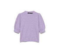 Vero Moda Vmdoffy Ga Noos - Jersey de Cuello Redondo para Mujer, Orchid Bloom/Detail:Melange, S
