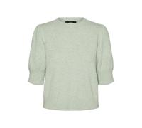 VERO MODA Vmdoffy Ga Noos-Jersey de Cuello Redondo Suéter, Reseda/Detalle: Melange, L para Mujer
