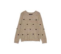 VERO MODA Vmdoffy Intarsia LS O-NCK Pullov Ga Noos, Emperador, M para Mujer