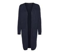 VERO MODA Vmdoffy LS Long Open Cardigan Ga Noos Suéter, Blazer Azul Marino/Detalle: W. Black Melange, XS para Mujer