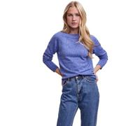 Vero Moda Vmdoffy LS O-Neck Blouse Ga Noos Suéter, Azul (Surf The Web), L para Mujer