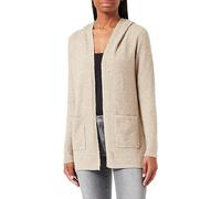 VERO MODA Vmdoffy LS Open Hood Cardigan Ga Noos Suéter cárdigan, Tinte Sepia/Detalle: Melange, S para Mujer