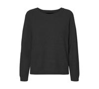 VERO MODA Vmdoffyshine LS O-Neck Blouse Rep Noos Jersey de Punto, Black/Detail:w. DTM Lurex, M para Mujer