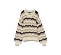 VERO MODA Vmdoja LS O-Neck Pullover Boo Jersey, Abedul, M para Mujer