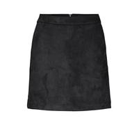 Vero Moda Vmdonnadina Faux Suede Short Skirt Noos Falda para Mujer, Negro (Black Black), Medium
