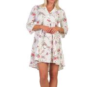VERO MODA VMEasy Joy 10297359 Birch Vicka - Vestido de Mujer (Manga 3/4, con Estampado Floral), Abedul Vicka, S