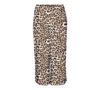 VERO MODA Vmeasy Joy HW Culotte Pants WVN Ga - Pantalones para Mujer, Tan/AOP: Leo, XS