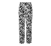 VERO MODA Vmeasy Joy HW Wide Pants WVN Ga, Blanco Nieve/AOP: Black Graphical, M