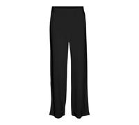 VERO MODA Vmeasy Joy HW Wide Pants Wvn Ga Pantalones de Tela, Negro, XL para Mujer