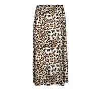 VERO MODA Vmeasy Joy Maxi Slit Skirt Wvn Ga Falda, Tan/AOP: Leo, XS para Mujer