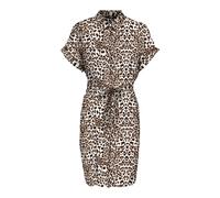 VERO MODA Vmeasy Joy S/S - Vestido para Mujer, Tan/AOP: Liv, M