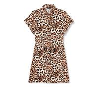 VERO MODA Vmeasy Joy S/S - Vestido para Mujer, Tan/AOP: Liv, XL