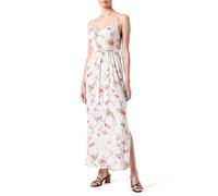VERO MODA Vmeasy Joy Slit Maxi Vestido de Cuello en V Wvn Ga Largo, Abeduro/AOP: vicka, XS para Mujer