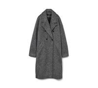VERO MODA Vmeliteerika Long Coat Boo Abrigo Largo, Gris Oscuro, M para Mujer
