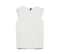 Vero Moda VMEMILY SL Gathering Top JRS Noos, Blanco Nieve., XS