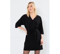 Vero Moda VMESME 3/4 V-NECK SHORT DRESS JRS GA S Negro