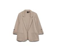 VERO MODA Vmeva 3/4 Loose Blazer Noos, fósil, XS Mujeres