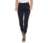 Vero Moda Vmeva HR Loose Paperbag Cot Pant Noos Pantalones, Azul (Night Sky), XS/30 para Mujer
