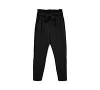 Vero Moda Vmeva Hr Loose Paperbag Pant Ga Noos, Pantalones Mujer, Negro (Black), S / 32L
