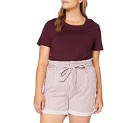 Vero Moda Vmeva Hr Paperbag Cot Ps Shorts Noos Ga, Bermudas Mujer, Blanco (Como La Nieve), M