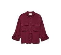 VERO MODA Vmfabiana LS Camiseta VMA Noos, Zinfandel, M