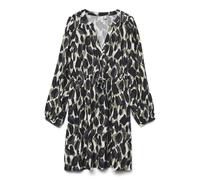 VERO MODA Vmfanini L/S Short Dress Wvn Btq Ga, Sirena, L Mujeres