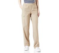 VERO MODA VMFIATRIS MR Straight Cargo Pant, Pantalones De Las Mujeres, Silver Mink, S/32