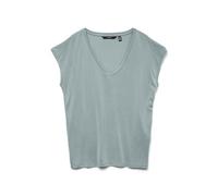 Vero Moda VMFILLI SS V-Neck tee GA Noos 10247666, Gray Mist, XS
