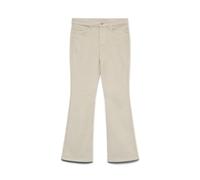 VERO MODA Vmflash Mr Flared Corduroy Pants Vaqueros con Vuelo, Avena, 27W x 30L para Mujer