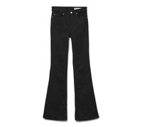 Vero Moda Vmflash Mr Flared Jeans Li140 Ga Noos Pantalón, Negro, XL / 32L para Mujer