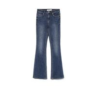 VERO MODA Vmflash Mr Flared Jeans Li3110 Ga Noos, Dark Azul Denim, L / 34L para Mujer