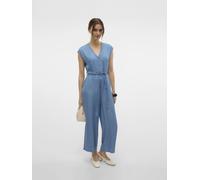 Vero Moda VMFLEUR SS CULOTTE TENCEL JUMPSUIT GA L Azul