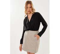 Vero Moda Vmfortuneallison Hw Short Skirt Ga S Gris