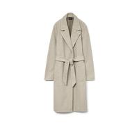 Vero Moda Vmfortuneaya Ss23 Long Coat Noos Abrigo, Mujer, Silver Mink/Detail:MELANGE, L