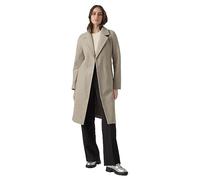 Vero Moda Vmfortuneaya Ss23 Long Coat Noos Abrigo, Mujer, Silver Mink/Detail:MELANGE, XL