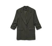 Vero Moda Vmfrida 3/4 Regular Blazer Noos, Verde Oscuro, 36